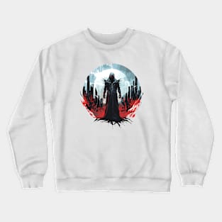 Angel Darkness Fantastic Otherworldly Creature Crewneck Sweatshirt